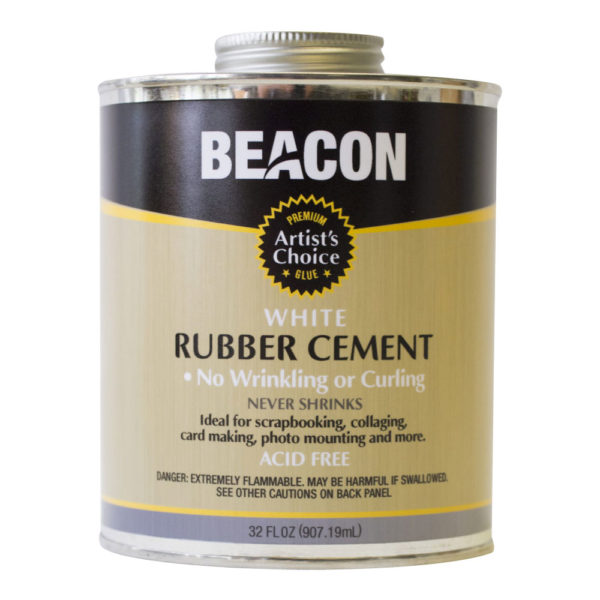 Artist's Choice White Rubber Cement - Image 2