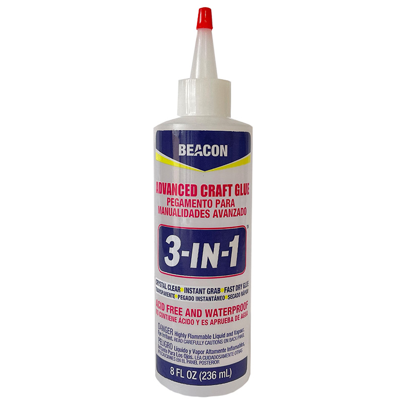 Beacon Adhesives 3-in-1 Advanced Craft Glue 118.56 ml, Dries Crystal Clear  (Pack of 2) : : Arts & Crafts