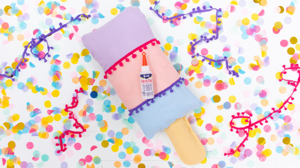 no-sew popsicle pillow