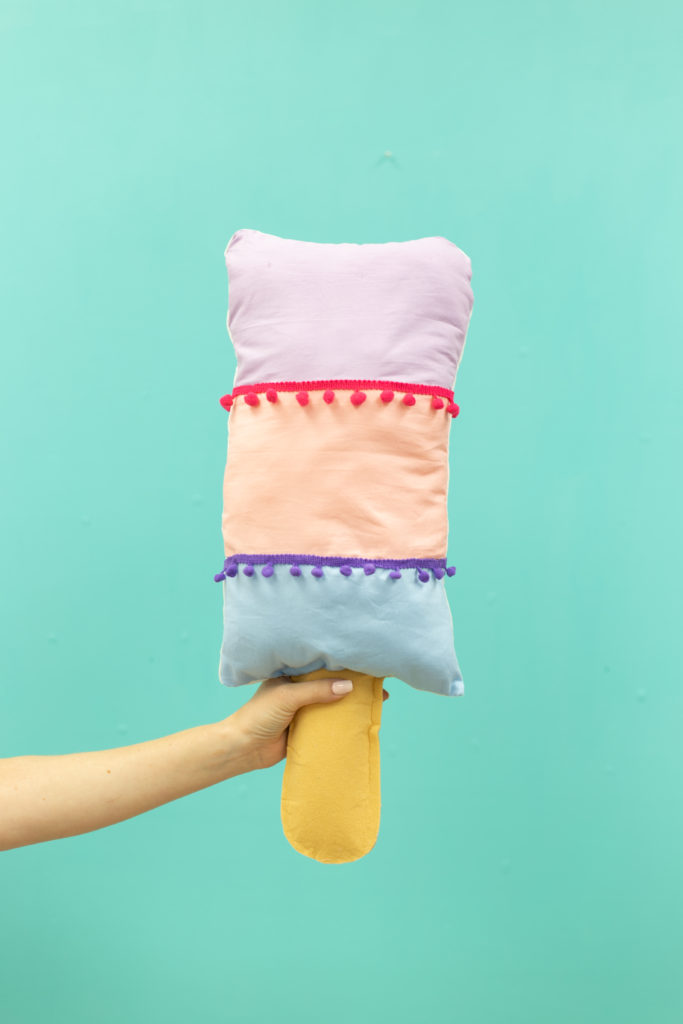 no-sew popsicle pillow