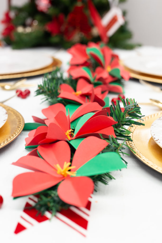 Paper Flower Table Runner