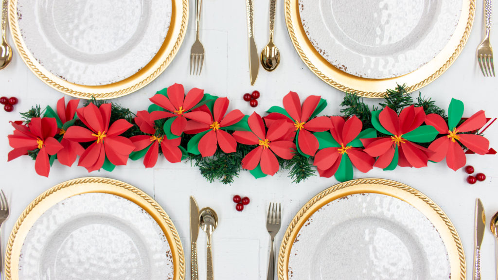 Paper Flower Table Runner