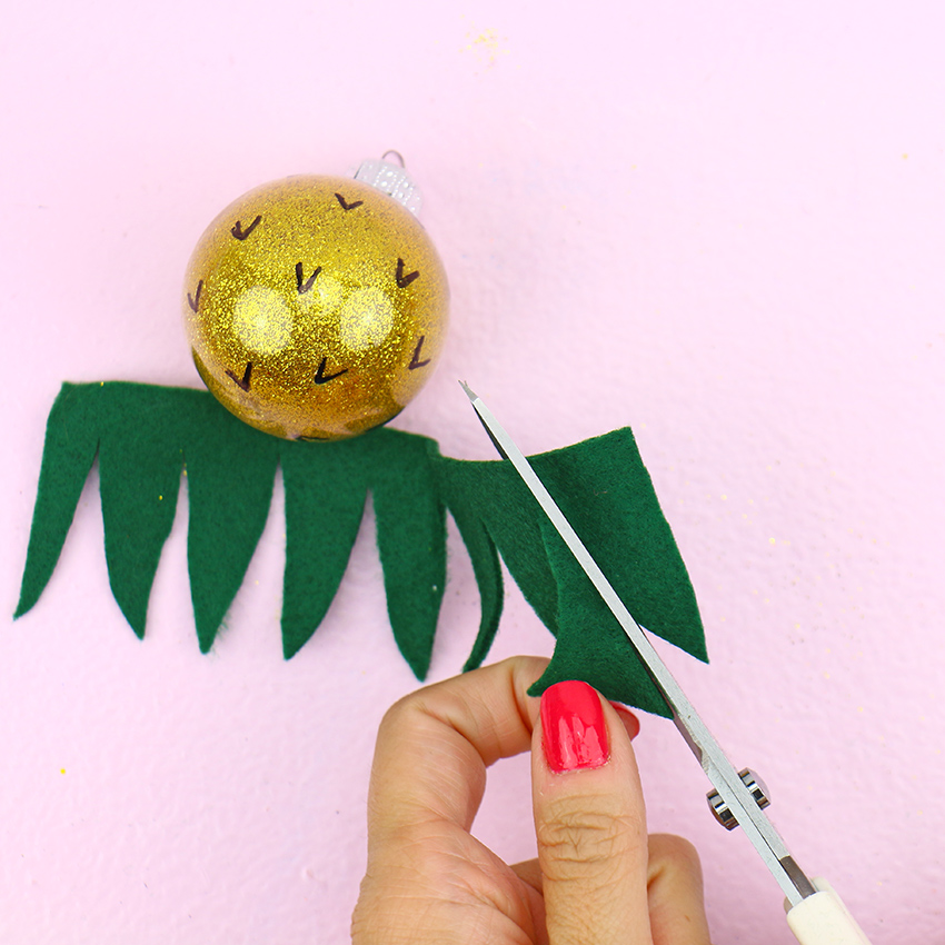 DIY Glitter Ornaments