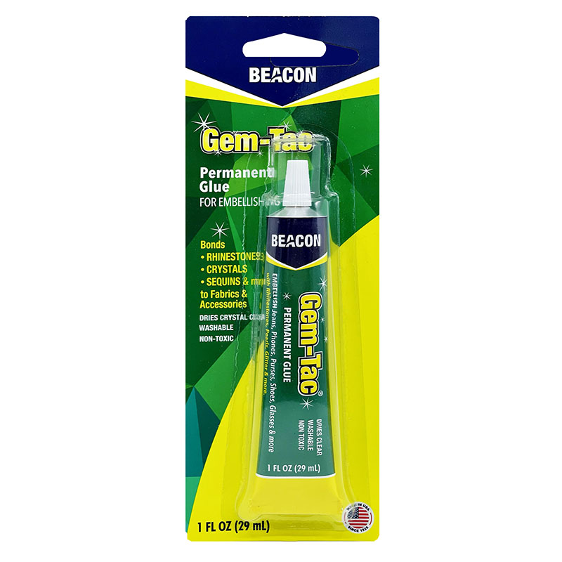 Gem-tac Glue 2oz Bottle Made for Fabric Ideal for Gluing