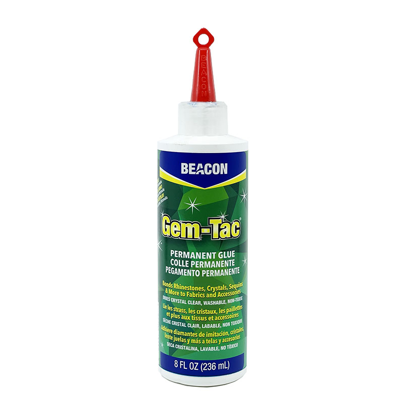 BEACON GEM-TAC Glue Handy 2oz Bottle Water-based, Foam-safe, Dries Clear,  Non-toxic 